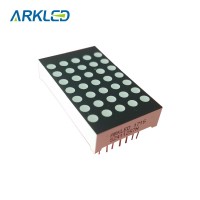 1.2" 5x7 square dot red color dot matrix LED display